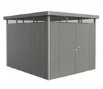 Biohort Ger&auml;tehaus HighLine H5, ca. B275/H222/T315 cm, Quarzgrau