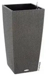 LECHUZA&reg; Kunststoff-Topf Cubico Cottage, konisch, Dunkelgrau