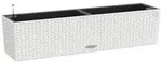 LECHUZA&reg; Kunststoff-Kasten Balconera Cottage, rechteckig, Wei&szlig;