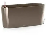 LECHUZA&reg; DELTA, All-in-One-Set, hochglanz, Hellbraun