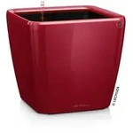LECHUZA&reg; QUADRO LS, All-in-One-Set, Dunkelrot
