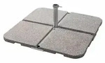 Schneider Plattenst&auml;nder f&uuml;r Schirmst&ouml;cke bis &Oslash; 55 mm, Silber