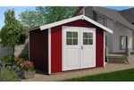 Weka Gartenhaus 122 Gr. 4, ca. B380/H253/T274 cm, Rot