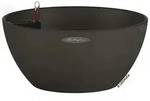 LECHUZA&reg; Kunststoff-Schale 'Cubeto Stone', rund, Schwarz