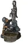 Ubbink Polyresin-Gartenbrunnen Acqua Arte Regina, ca. H77 cm, Braun, Grau