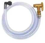GARANTIA Universal-Schlauch-Set 3/4'', 3-teilig, Transparent, Gold