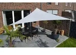 Floracord Sonnensegel, dreieckig, ca. B360/T360 cm, Hellgrau