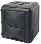 KHW Kunststoff-Komposter Bio Quick, 420 Liter, Dunkelgrau