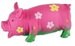 Trixie Hundespielzeug Blumenschwein aus Latex, ca. B20 cm