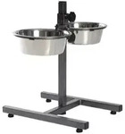 Trixie Hundebar, Dunkelgrau, Silber