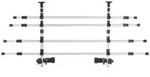 Trixie Auto-Gitter mit Kopfst&uuml;tzenfixierung, ca. B96-163/H34-48 cm, Schwarz, Silber