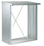 Biohort WoodStock&reg; 150 f&uuml;r Kaminholz, Silber