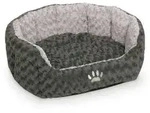 Nobby Komfortbett Seoli, oval, grau