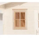 Weka Einzelfenster f&uuml;r Gartenhaus 21, 69x79cm, Natur