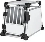 Trixie Hundetransportbox Aluminium, hellgrau/silber, Hellgrau, Silber