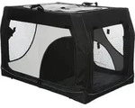 Trixie Hundetransportbox Vario Double, schwarz/grau, ca. B91/H61/T60 cm
