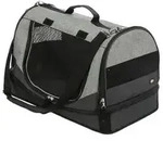 Trixie Transporttasche Holly, schwarz/grau, ca. B50/H30/T30 cm, Schwarz, Grau
