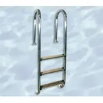Weka Edelstahl-Einh&auml;ngeleiter f&uuml;r Pools, Silber