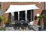 Floracord Sonnensegel, rechteckig, ca. B400/T300 cm, Wei&szlig;
