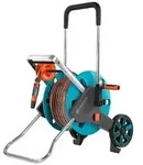 GARDENA Schlauchwagen-Set CleverRoll M Easy, T&uuml;rkis, Dunkelgrau, Silber
