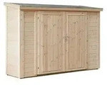 Wolff Finnhaus Premium Ger&auml;teschrank 20-C, ca. B260/H178/T103 cm, Natur