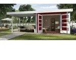 Weka Designhaus 126 B, Gr. 2, ca. B645/225/T377 cm, Rot