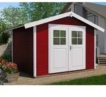 Weka Gartenhaus 122 Gr. 2, ca. B285/H249/T274 cm, Rot