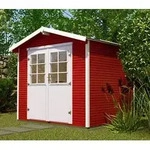 Weka Gartenhaus 218 Gr. 1, ca. B260/H242/T239 cm, Rot