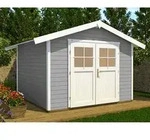 Weka Gartenhaus 122 Gr. 2, ca. B285/H249/T274 cm, Grau