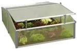Juwel Doppelfr&uuml;hbeet Easy Fix, ca. B100/H40/T120 cm, Transparent
