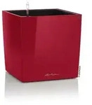 LECHUZA&reg; CUBE, All-in-One Set, Dunkelrot