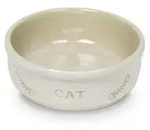 Nobby Keramikschale Cat, ca. &Oslash;13,5 cm, 250 ml, Beige