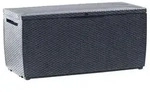Keter Aufbewahrungsbox Capri, 305 Liter, ca. B123/H57/T53,5 cm, Dunkelgrau