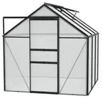 Vitavia Gew&auml;chshaus Comet HKP, ca. B195/H197/T197 cm, Silber