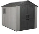 Lifetime Ger&auml;tehaus Luna, ca. B213/H228/T280 cm, Grau, Dunkelgrau