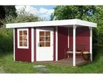 Weka Designhaus 213 A+ Gr. 2, ca. B500/H259/T339 cm, Rot