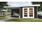 Weka Designhaus 126 B+ Gr. 1, ca. B645/H247/T316 cm, Dunkelgrau