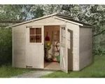Weka Gartenhaus 323 Gr.4, ca. B330/H232/T273 cm, Natur