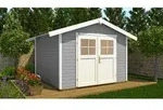 Weka Gartenhaus 122 Gr. 3, ca. B380/H253/T239 cm, Grau