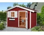 Weka Gartenhaus 123 Gr. 3, ca. B380/H253/T239 cm, Rot