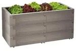 Juwel Hochbeet Timber, 3-reihig, ca. B130/H60/T60 cm, Grau