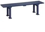Blome Bank Mono I, 3-Sitzer, Blau