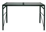 Vitavia Aluminiumtisch, 1 Ablage, Dunkelgr&uuml;n