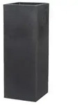 Scheurich Kunststoff-Topf C-Cube High, quadratisch, ca. B26/H70/T26 cm, Schwarz