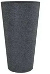 Scheurich Kunststoff-Topf Coneo High, rund, Schwarz