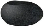 Scheurich Kunststoff-Topf Flow, oval, Schwarz