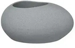 Scheurich Kunststoff-Topf Flow, oval, Grau