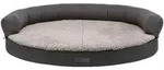 Trixie Vital Hundesofa Bendson, oval, dunkelgrau/hellgrau, ca. B100/T80 cm,...