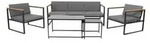 Acamp Lounge Space, 5-teilig, Hellbraun, Grau
