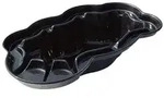 Ubbink GFK-Fertigteich Neptun V, ca. B420/H100/T240 cm, 3800 l, Schwarz